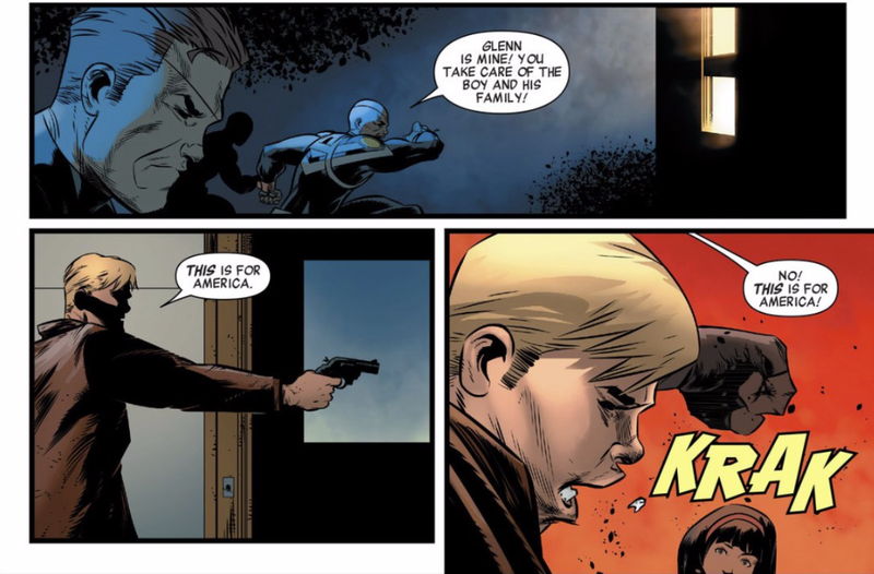 Illustration for article titled Marvel's Newest Nick Fury Comic Has a Time-Traveling Super-Racist and a Very Special Guest Star